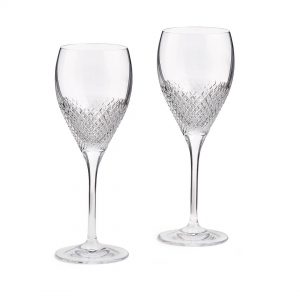Vera Wang Diamond Mosaic Red Wine Pair