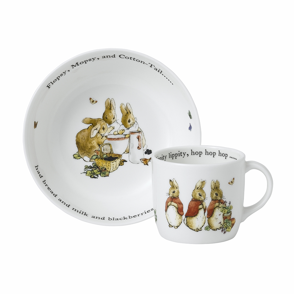 Peter Rabbit 2 Piece Set Pink