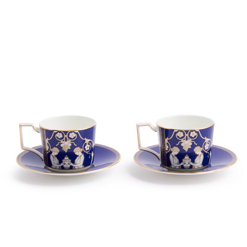 Renaissance Gold Teacup & Saucer set of two