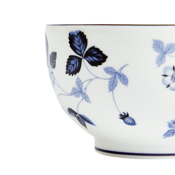 Wild Strawberry Inky Blue Rice Bowl 11cm