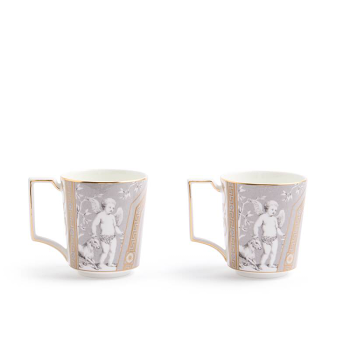 Renaissance Grey Mug Set of 2 back