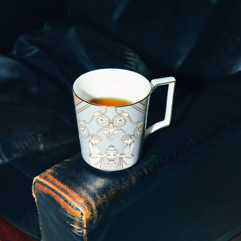 Renaissance Grey Mug Set of 2 lifestyle 3