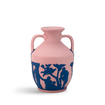 Iconic Portland Vase Pink/Saxon back