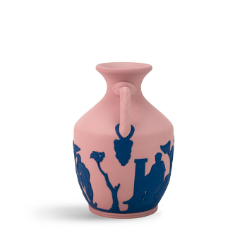 Iconic Portland Vase Pink/Saxon side 1