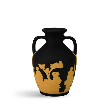 Iconic Portland Vase Black/Cane back