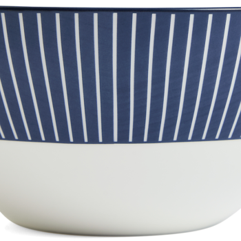 GIO Cereal Bowl Pinstripe Blue details 2