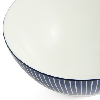 GIO Cereal Bowl Pinstripe Blue above