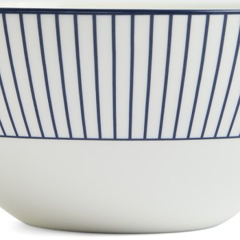 GIO Cereal Bowl Pinstripe White details 2