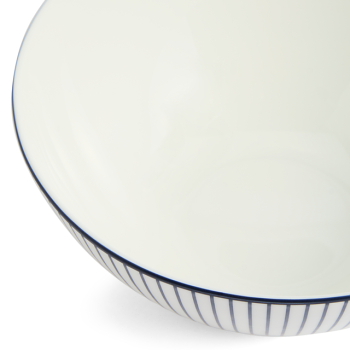 GIO Cereal Bowl Pinstripe White above