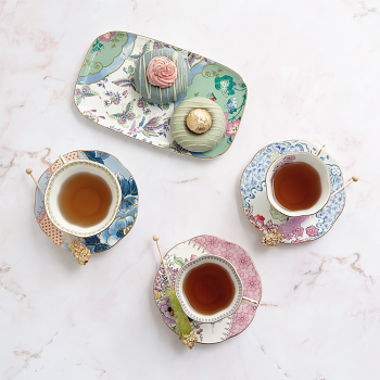 Butterfly Bloom 2 Teacups & Saucers Gift Set