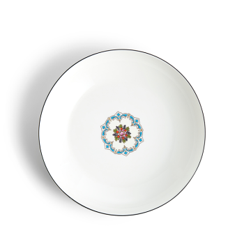 Florentine Turquoise Pasta Bowl