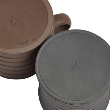 JW Anderson Mug Pair Black / Chocolate