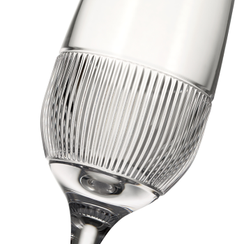 Colonnade Flute Glass Pair