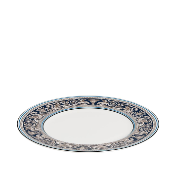 Florentine Navy Plate 27.3cm