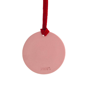 Festive Snowflake Ornament Pink / White