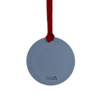 Festive Tree Ornament Blue / White