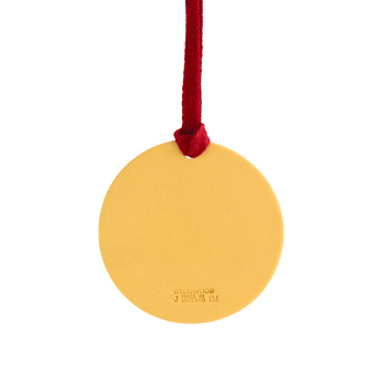 Festive Dancing Hours Ornament Cane / White