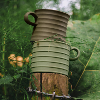 JW Anderson Mug Pair Marsh Green/ Sage Green