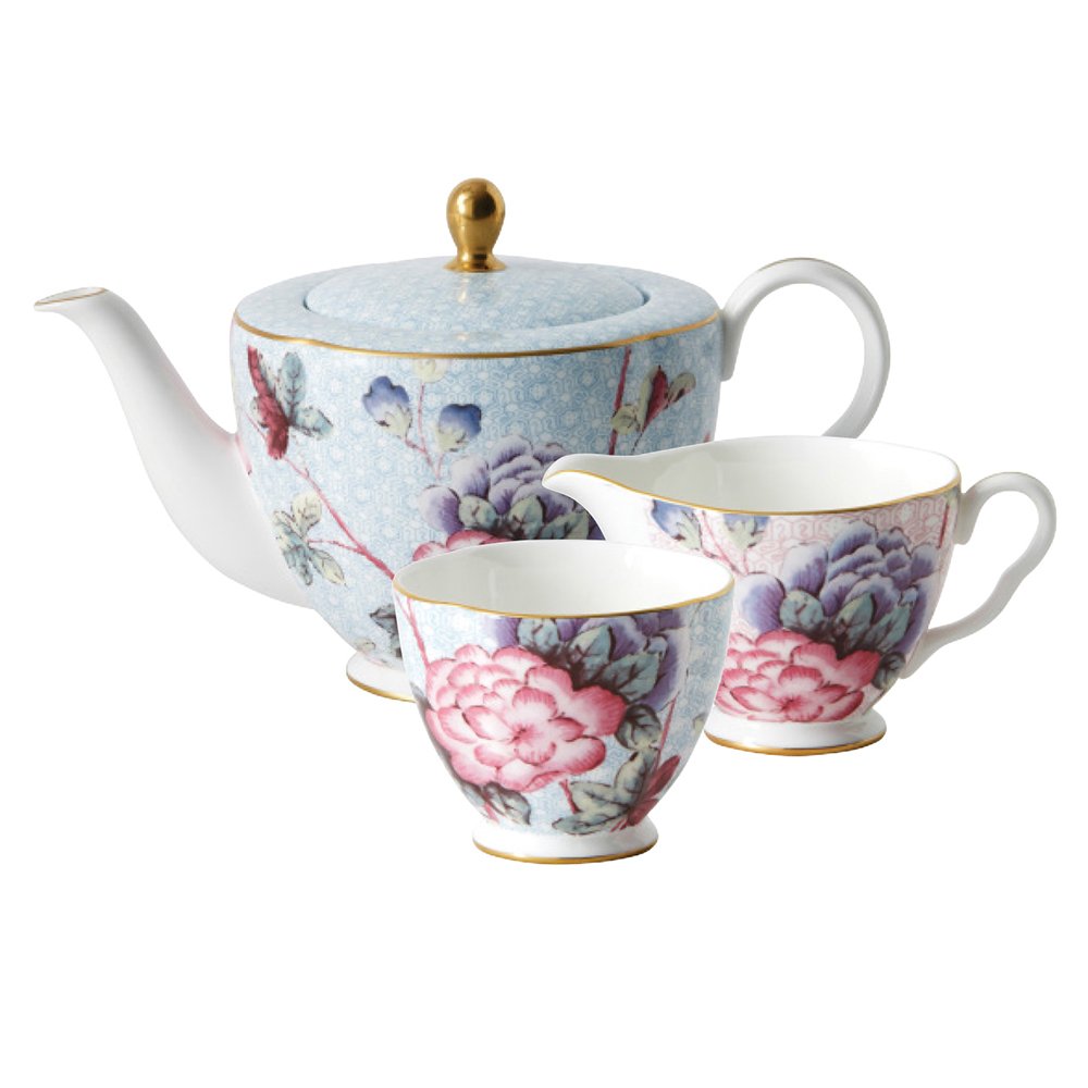 Wedgwood Cuckoo Teapot 1ltr, Sugar, Creamer Gift Set Wedgwood® Australia