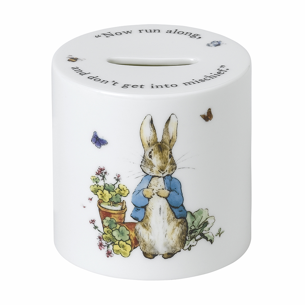 Peter Rabbit Money Box Blue