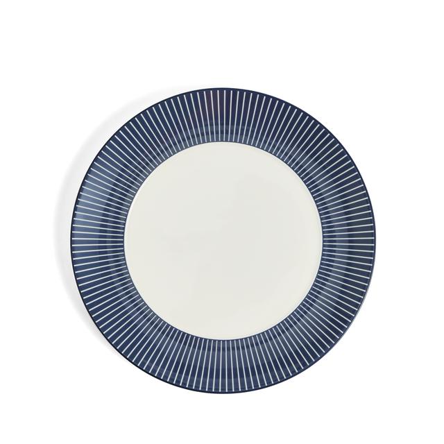 GIO Plate 23cm Pinstripe Blue