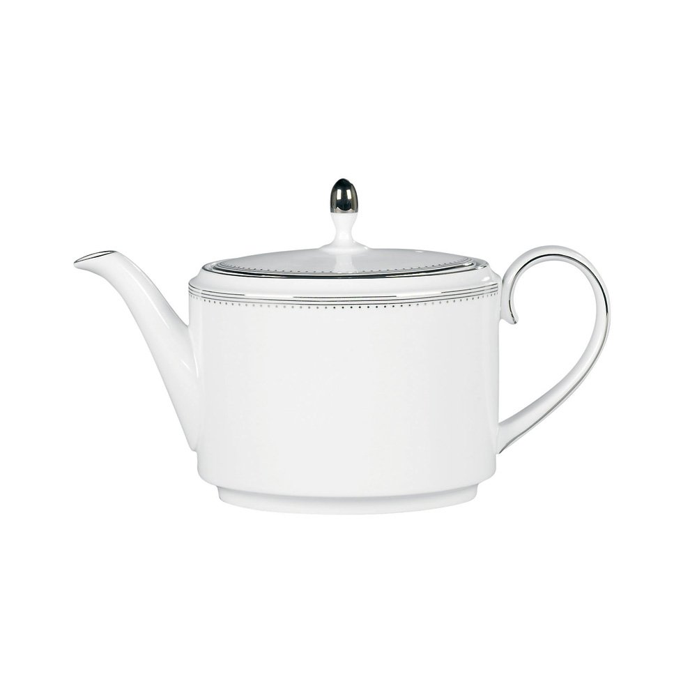 Vera Wang Wedgwood Lace Platinum Teapot 1.1Ltr Wedgwood® Australia