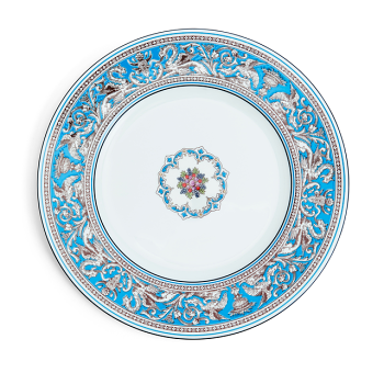 Florentine Turquoise Plate 27cm