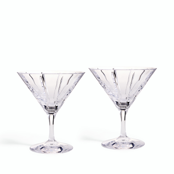 Vera Wang Luxe Graphite Martini Small Pair