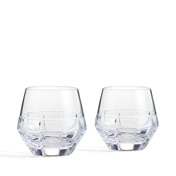 Vera Wang Luxe Graphite Tumbler Pair