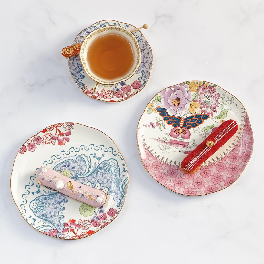 Butterfly Bloom Teaware Set Of 4 Plates 20cm