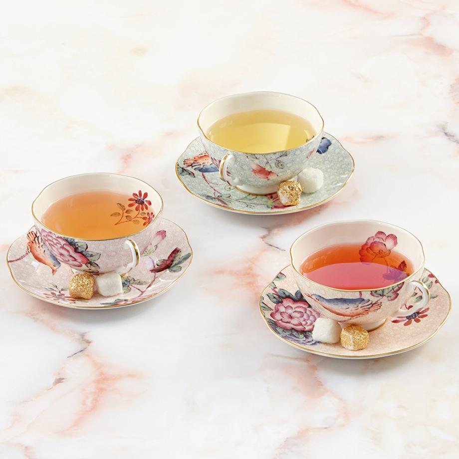 Cuckoo Green Teacup & Saucer Set