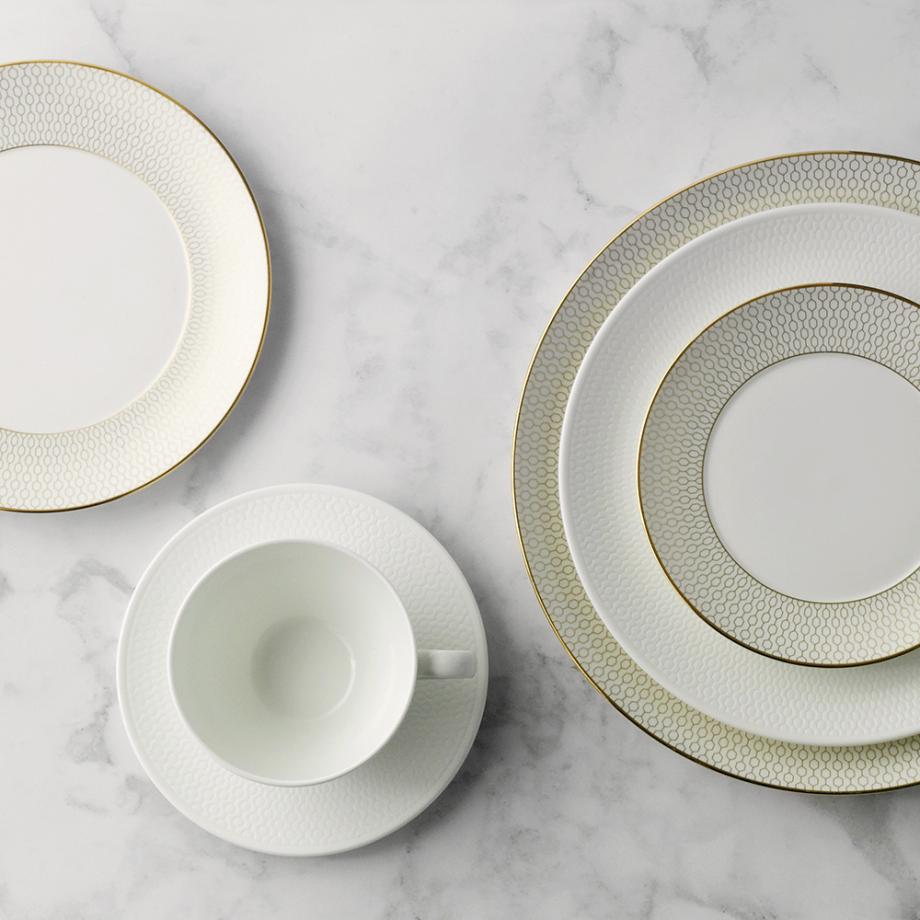 Gio Gold Oval Plate 33cm