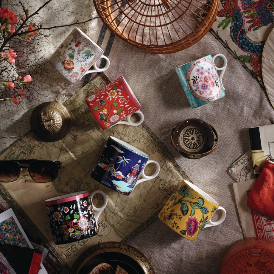 Wonderlust Yellow Tonquin Mug Large 350ml