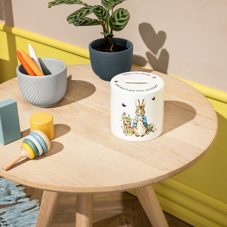 Peter Rabbit Money Box Blue