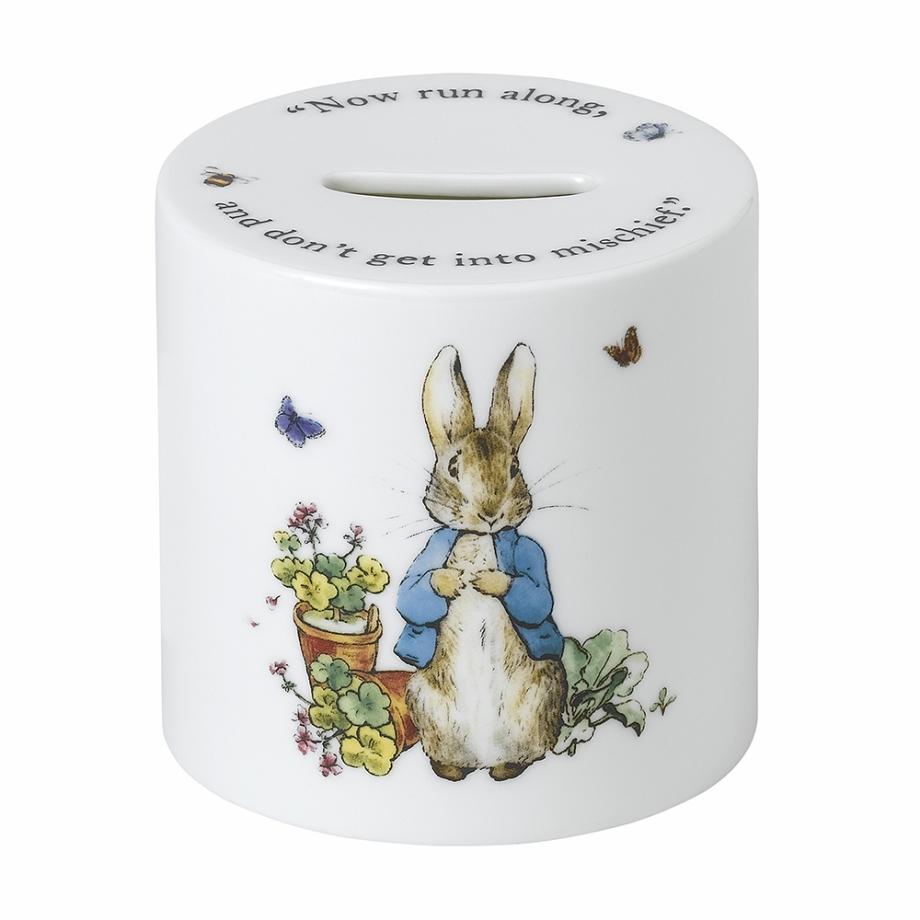 Peter Rabbit Money Box Blue