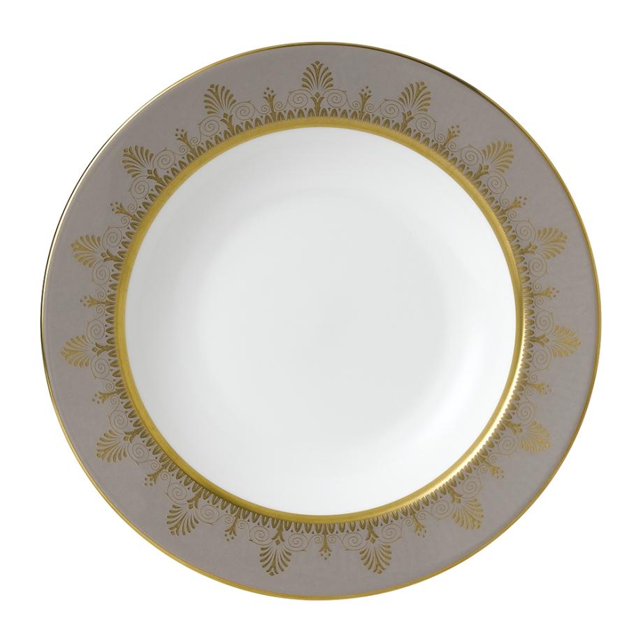 Anthemion Grey Rim Soup 23cm