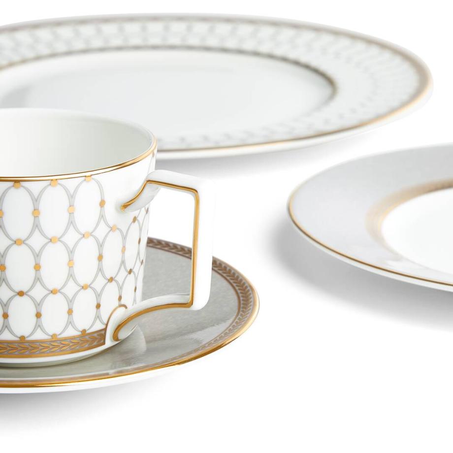 Renaissance Grey Dinnerware Set, 5 Pieces