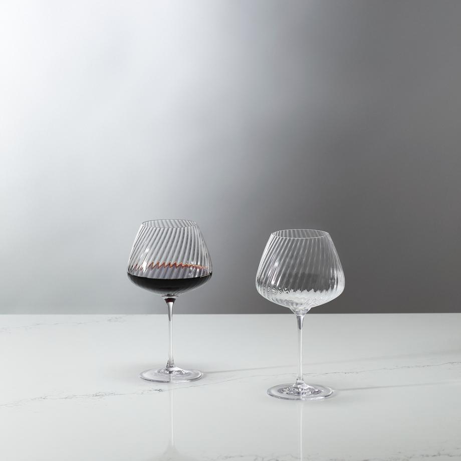 Vera Wang Swirl Red Wine Glass Set of 2