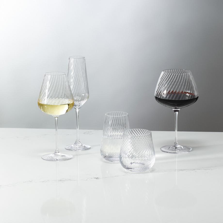 Vera Wang Swirl Red Wine Glass Set of 2