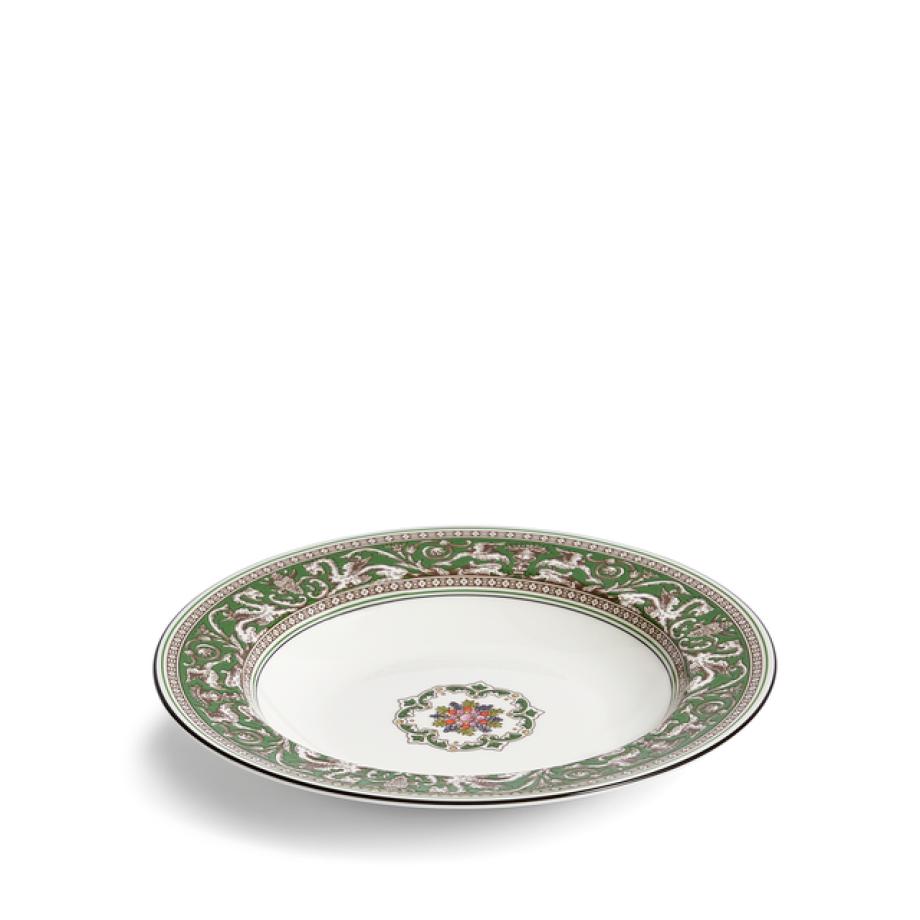 Florentine Verde Rim Soup 23cm