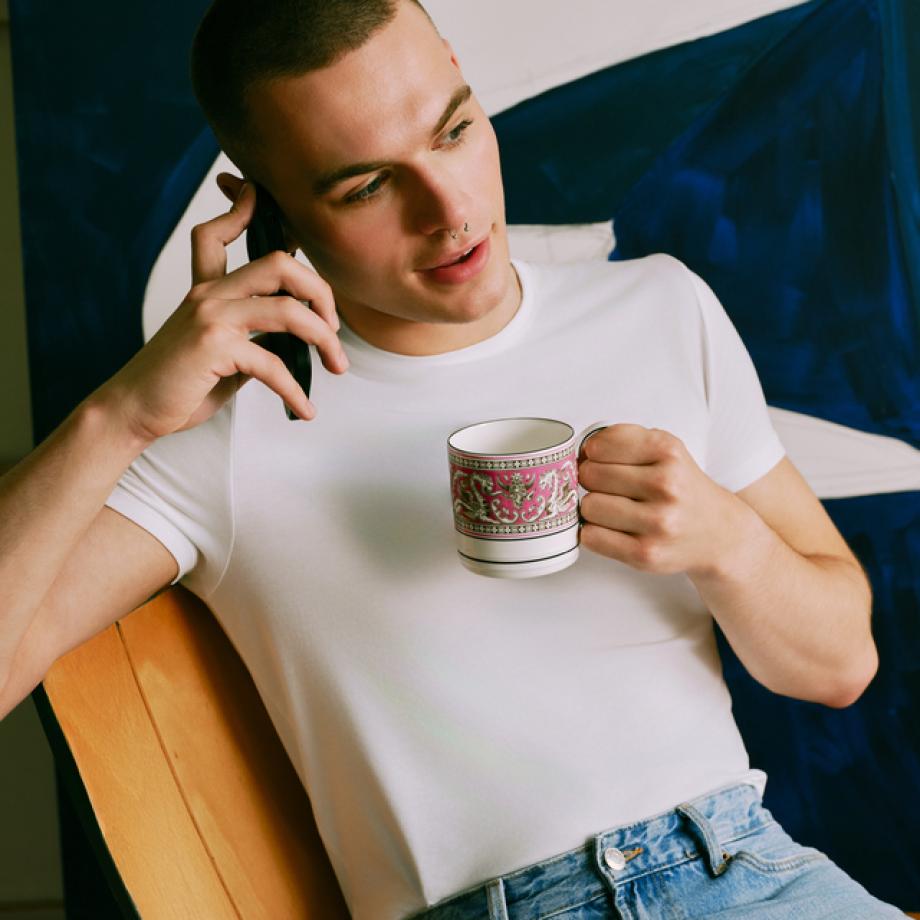 Florentine Fuchsia Mug Fuchsia