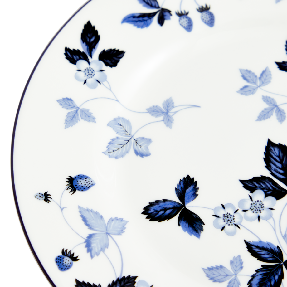 Wild Strawberry Inky Blue Plate 21cm