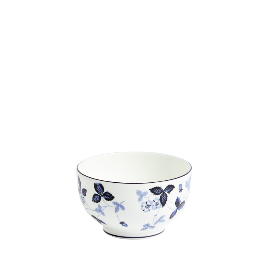 Wild Strawberry Inky Blue Rice Bowl 11cm