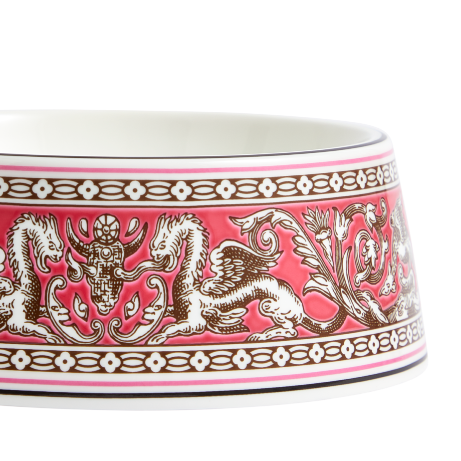 Wedgwood Florentine Pet Bowl 17cm Fuchsia