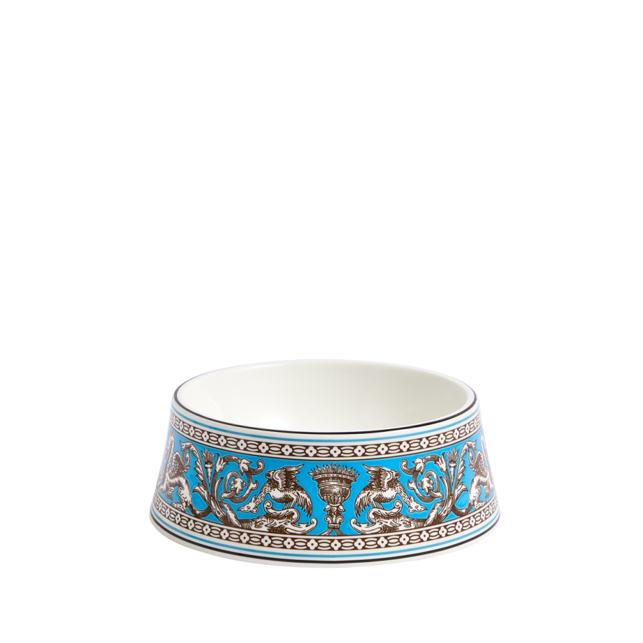Florentine Turquoise Pet Bowl 17cm