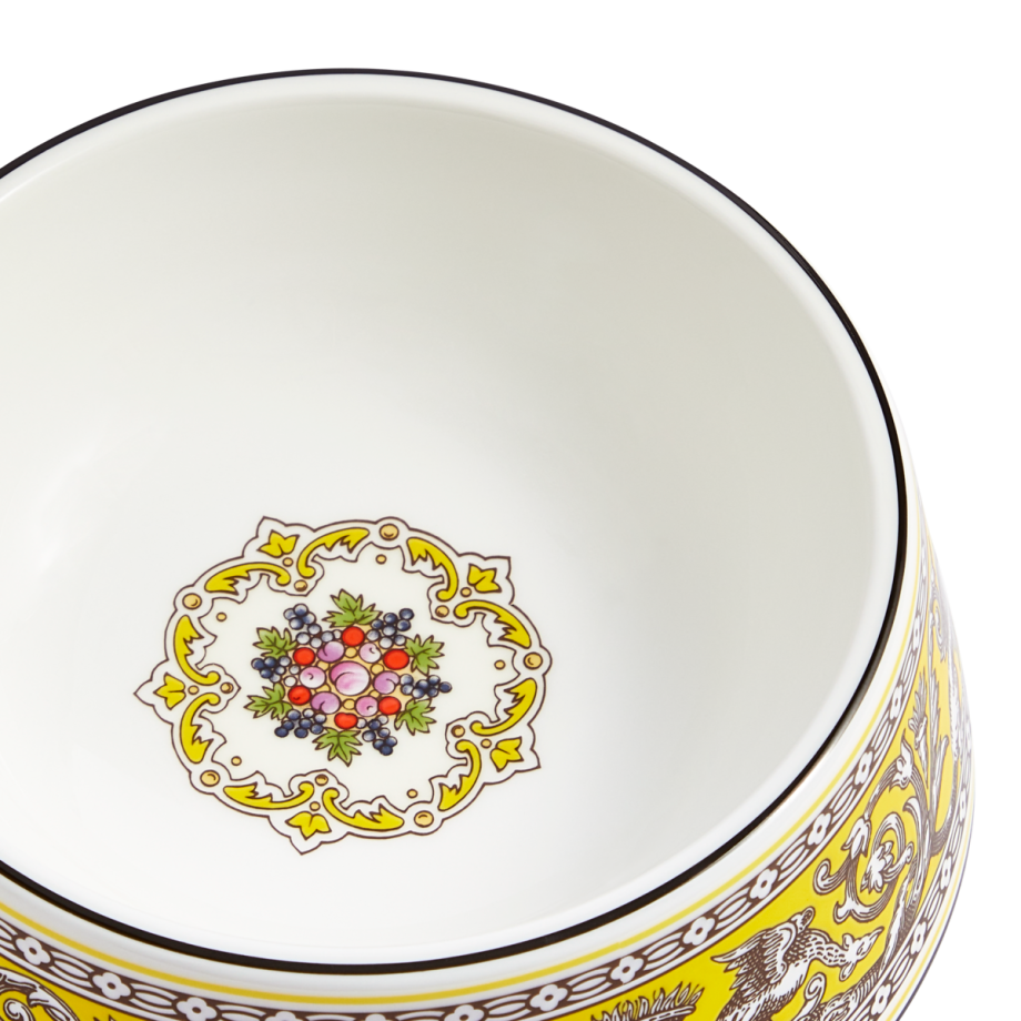 Wedgwood Florentine Pet Bowl 17cm Citron