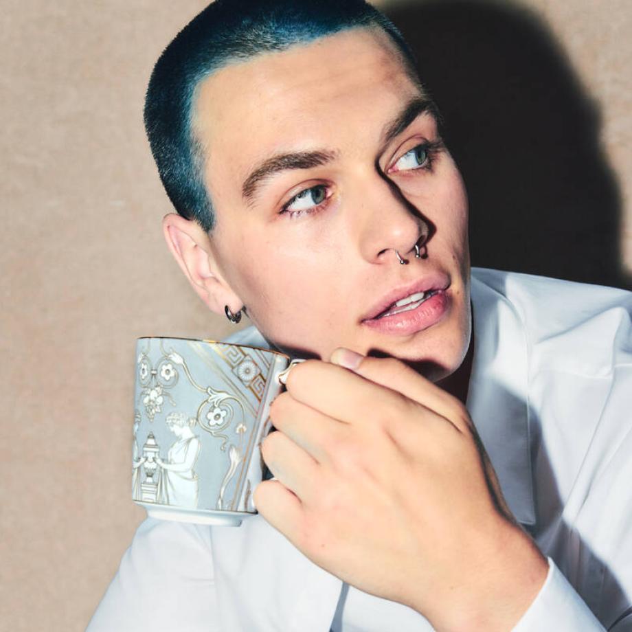 Renaissance Grey Mug lifestyle 2