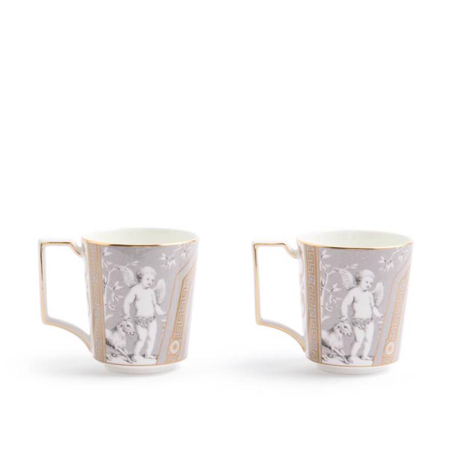 Renaissance Grey Mug Set of 2 back
