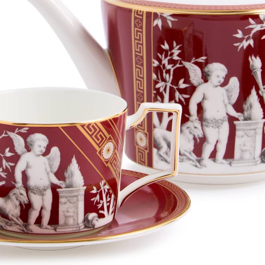 Renaissance Red Tea Set for Two details