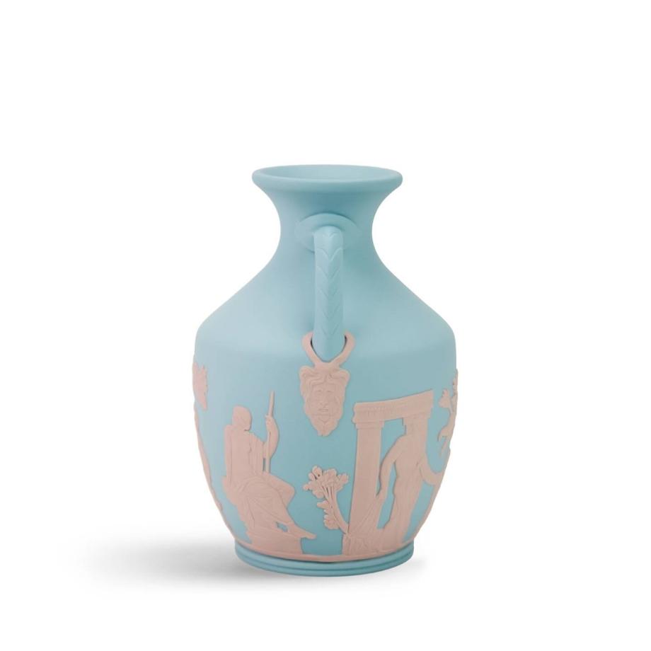 Iconic Portland Vase Turquoise/Pink side 2